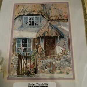 Marty Bell Sweetheart Thatch Counted Cross Stitch Kit Cottage Scene